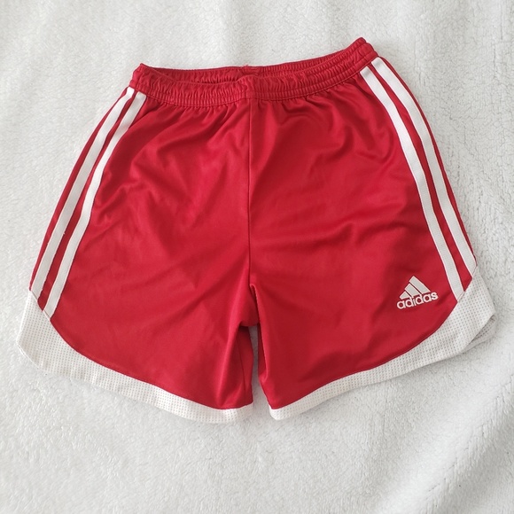 adidas Pants - Adidas Women's Red Gym Shorts (size M)